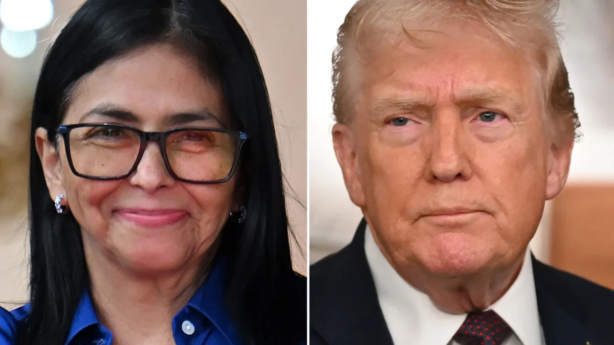 Trump kedden New Yorkban tárgyal Delcy Rodríguez-zel