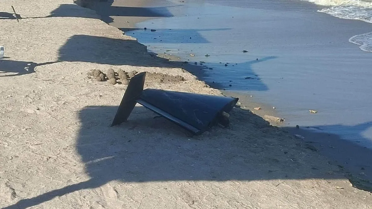 Turisták drónroncsokat találtak a Corbu strandján Romániában