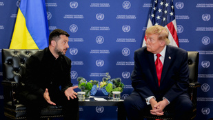Zelenszkij Trumpnál tűzszünetről és Putyinról tárgyalt