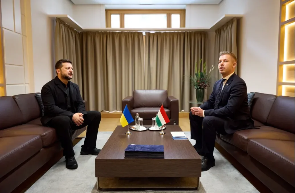 Magyar Péter Brüsszelben tárgyalt Zelenszkijjel