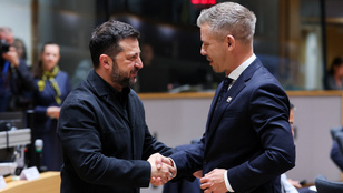Magyar Péter Brüsszelben tárgyalt Zelenszkijjel