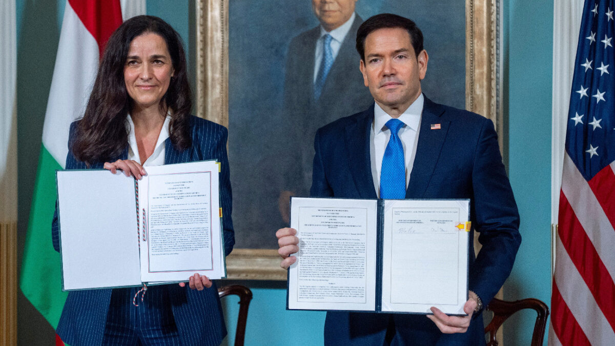 Orbán Anita és Marco Rubio új megállapodásokat kötött Washingtonban